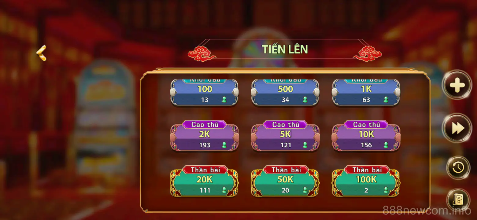 Tính năng trò chơi 888newcom